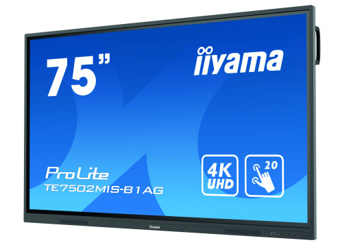 IIYAMA 75" ProLite VA 20pt Touch 4K Interactive Display