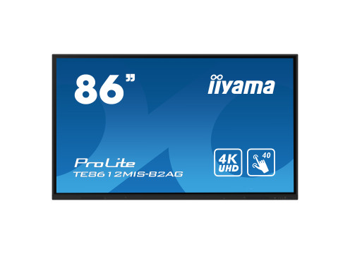 IIYAMA 86" ProLite VA 4K PureTouch-IR 40pt Touch Interactive Display