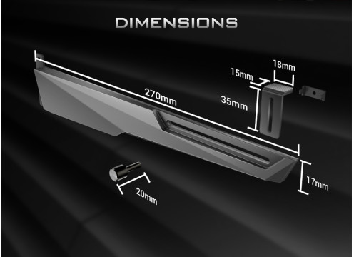 Antec GPU Holder Dagger Black