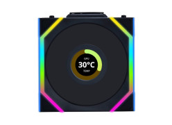 Lian-Li UNI SL Wireless LCD 120mm Reverse Black Fan