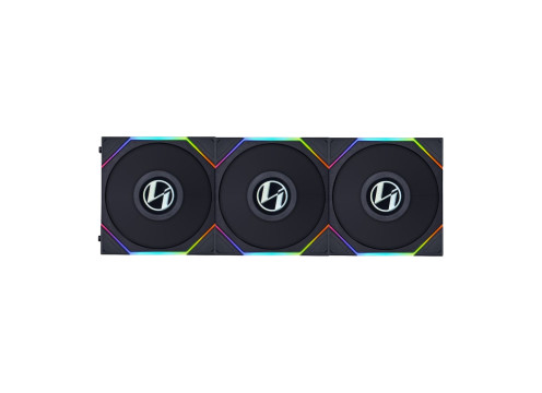 Lian-Li Cooler 120mm TL120 LCD Reverse UNI Black 3-Fan