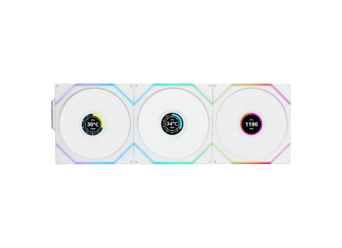 Lian-Li TL120 UNI Wireless LCD 120mm White 3xFans