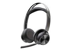 אוזניות קשת אלחוטיות עם מיקרופון מובנה Poly Voyager Focus 2 UC (ללא מעמד)