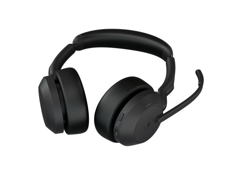 אוזניות קשת אלחוטיות עם מיקרופון מובנה Jabra Evolve2 55 MS USB-A Stereo