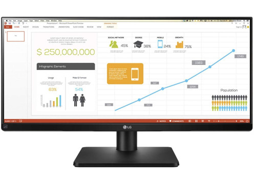 מסך מחשב LG 34" IPS FHD 75Hz 5ms