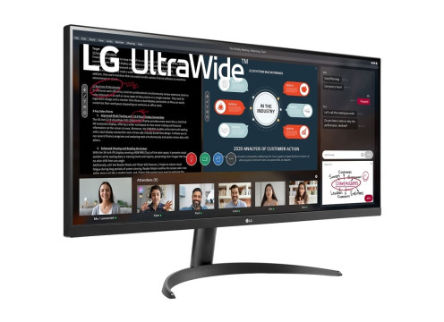 מסך מחשב LG 34" UltraWide IPS FHD 75Hz 5ms