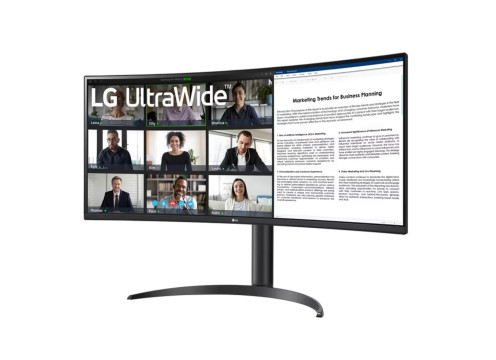 מסך מחשב קעור LG 34" UltraWide VA WQHD 100Hz 5ms 1800R