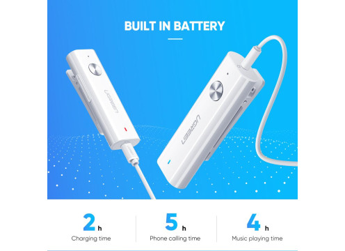 מתאם UGREEN Bluetooth 5.0 aptX To 3.5 mm Audio