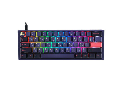 מקלדת מכנית Ducky One 3 Mini Cosmic Cherry Silver Switch