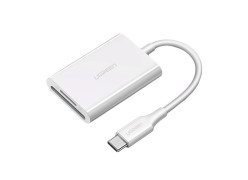 UGREEN USB-C to SD+TF CM265 Card Reader White