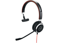 אוזניות קשת מונו חוטיות עם מיקרופון מובנה Jabra Evolve 40 MS Mono