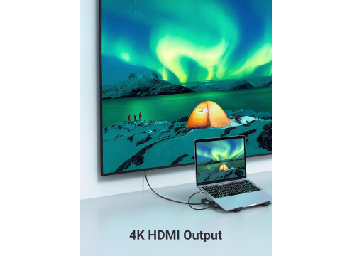 UGREEN Laptop Stand 5in1 with USB-A x2 HDMI SD USB-C Dock