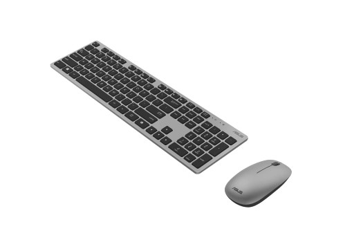 סט מקלדת ועכבר אלחוטי Asus W5000 Grey
