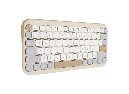 מקלדת אלחוטית Asus Marshmallow KW100 Oat Milk עברית/אנגלית
