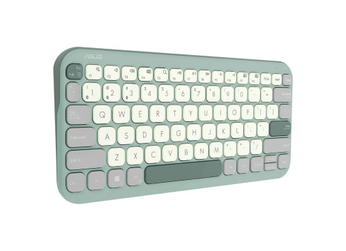 מקלדת אלחוטית Asus Marshmallow KW100 Green Tea Latte עברית/אנגלית