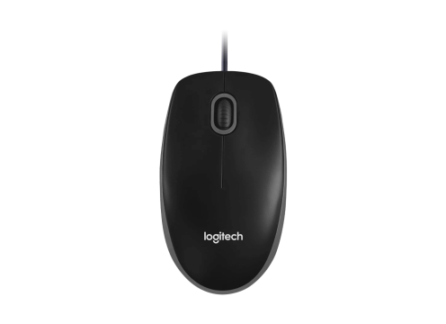Logitech B100 Optical Mouse USB Black