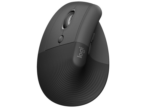 Logitech Lift (Left) Vertical Ergonomic Mouse - Graphite