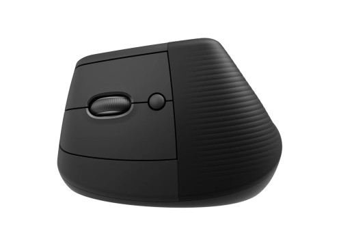עכבר ארגונומי אלחוטי צד שמאל Logitech Lift Vertical צבע אפור כהה