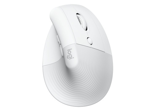 עכבר ארגונומי אלחוטי Logitech Lift Vertical צבע לבן