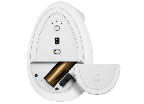 עכבר ארגונומי אלחוטי Logitech Lift Vertical צבע לבן