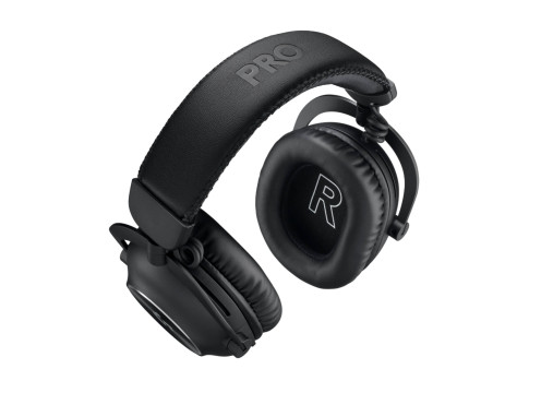 אוזניות קשת אלחוטיות לגיימינג Logitech Pro X 2 Lightspeed צבע שחור