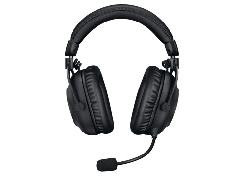 אוזניות קשת אלחוטיות לגיימינג + מעמד Logitech Pro X 2 Lightspeed צבע שחור
