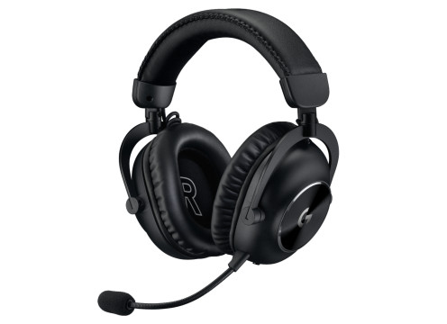 אוזניות קשת אלחוטיות לגיימינג + מעמד Logitech Pro X 2 Lightspeed צבע שחור