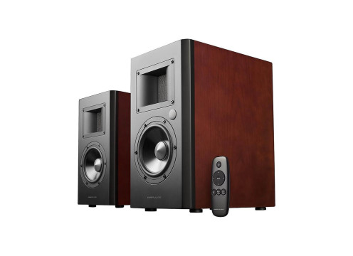 AIRPULSE A200 2.0 130W Speakers Bluetooth Wood