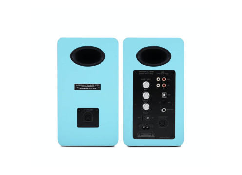 רמקולים 2.0 AIRPULSE A80 100W Bluetooth צבע טורקיז