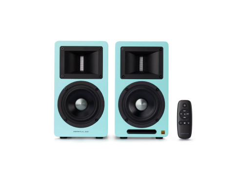 רמקולים 2.0 AIRPULSE A80 100W Bluetooth צבע טורקיז