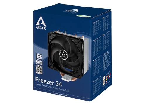 Arctic Cooling Freezer 34 AMD/Intel (AM5/AM4/1200/115X only!)