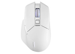 עכבר גיימינג אלחוטי PowerColor ALPHYN AM10 צבע לבן