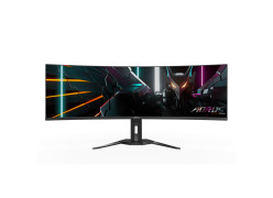 מסך מחשב קעור לגיימינג Gigabyte 49" AORUS OLED DQHD 144Hz 0.03ms 1800R