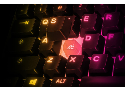 מקלדת גיימינג SteelSeries Apex 3 TKL US LED אנגלית בלבד