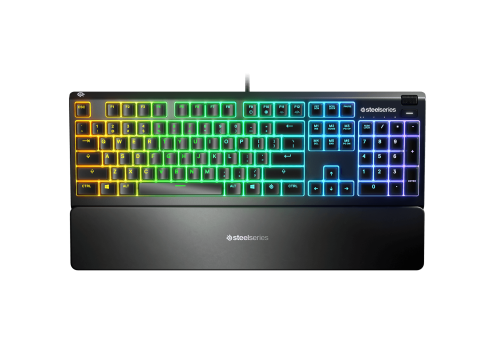 מקלדת גיימינג SteelSeries Apex 3 RGB US אנגלית בלבד
