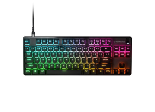 מקלדת גיימרים - מקלדת באנגלית בלבד SteelSeries Apex 9 TKL US