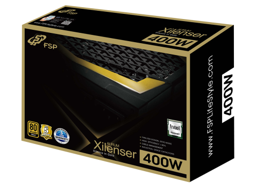 FSP Aurum Xilenser 500W Fanless 80+ Gold PFC