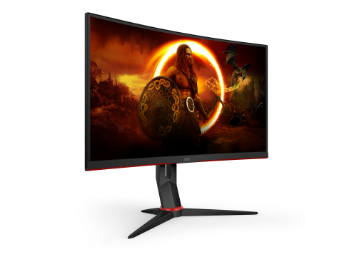 מסך גיימינג קעור AOC 27" FHD 240Hz 0.5ms VA