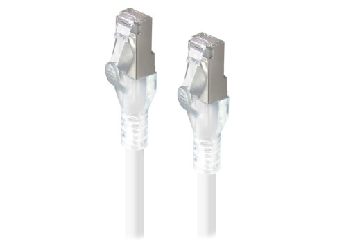כבל רשת 2 מטר ALOGIC CAT6a S/FTP 26AWG 10G 750Hz LSZH 2m White