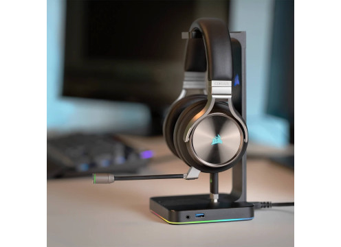 Corsair ST100 RGB Premium Headset Stand with 7.1 Surround Sound