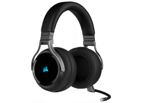 Corsair VIRTUOSO RGB Wireless High-Fidelity Gaming Headset — Carbon