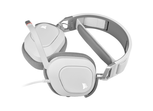 Corsair HS80 RGB USB Wired Gaming Headset - White
