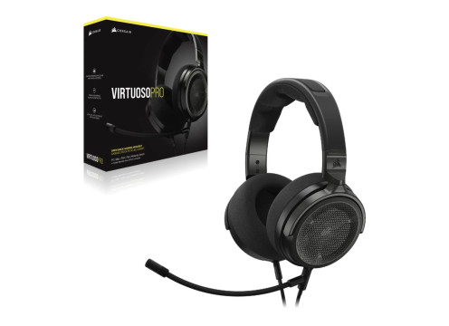 Corsair VIRTUOSO PRO Open Back Streaming Gaming Headset - Carbon