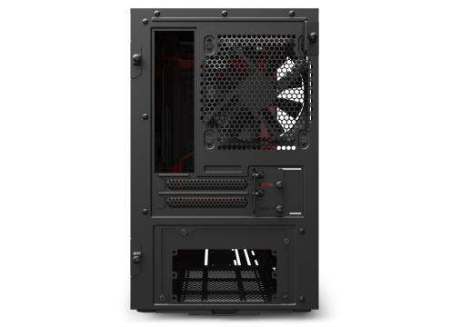 NZXT H210 Matte Black/Red