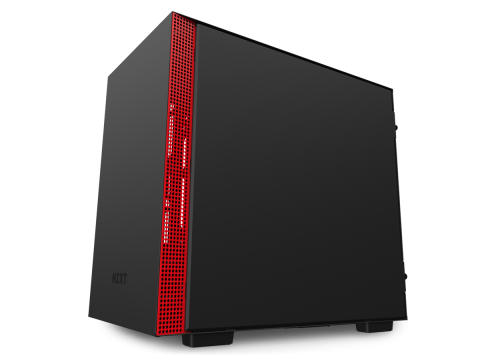 NZXT H210 Matte Black/Red