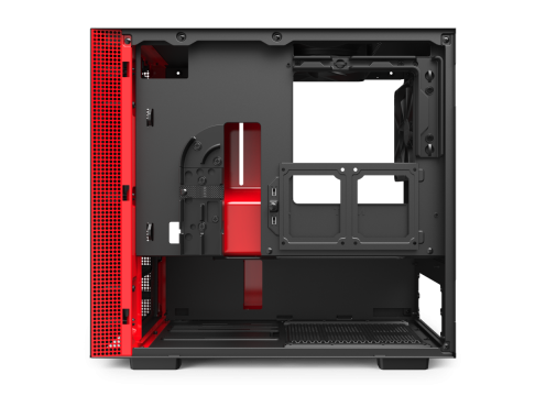 NZXT H210 Matte Black/Red