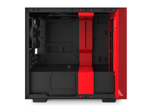 NZXT H210i Matte Black/Red