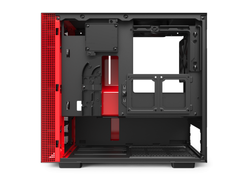 NZXT H210i Matte Black/Red