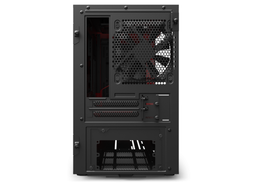 NZXT H210i Matte Black/Red