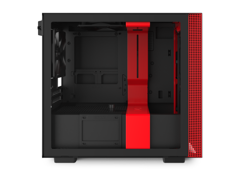 NZXT H210i Matte Black/Red